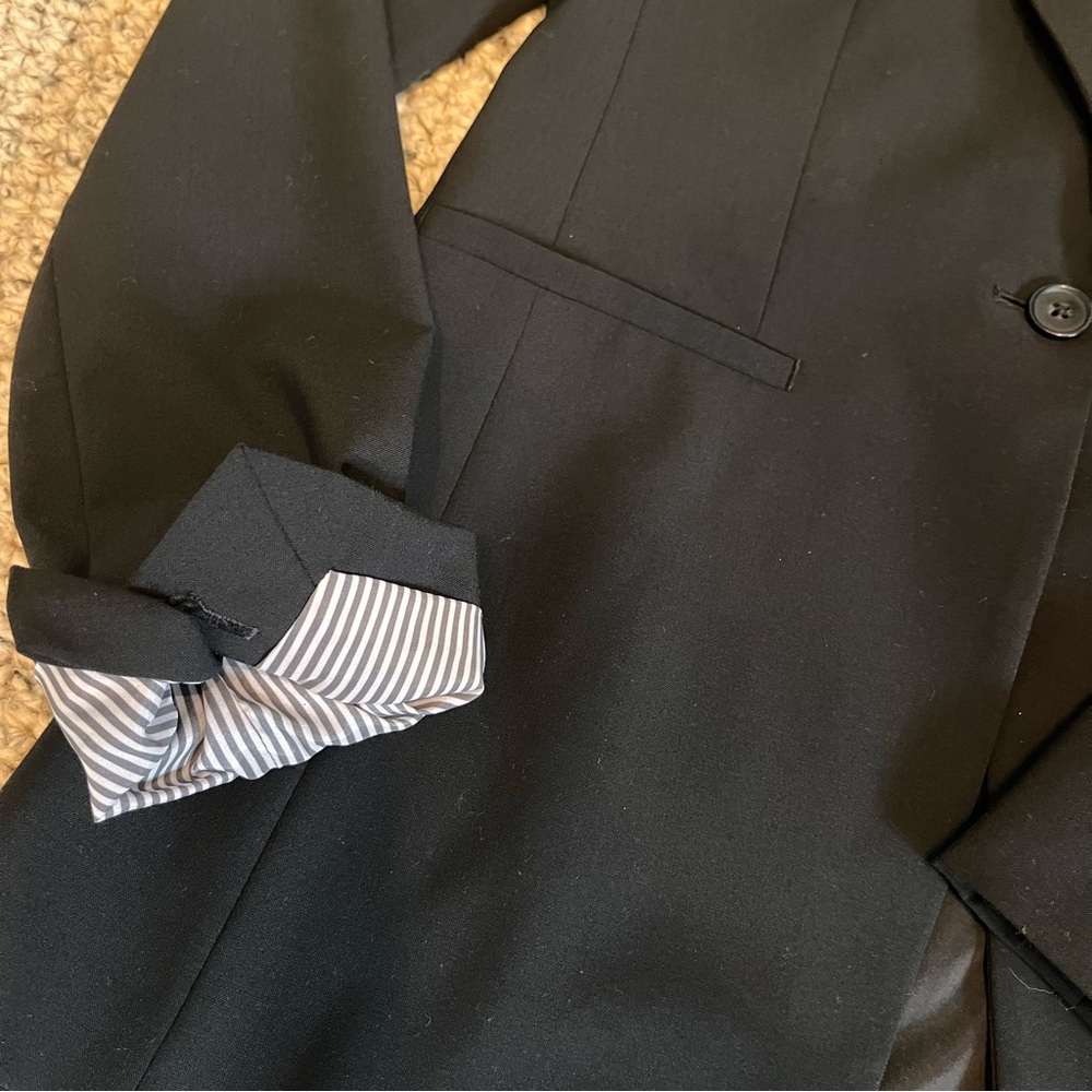 Banana Republic black long and lean blazer size 4 - Picture 3 of 9